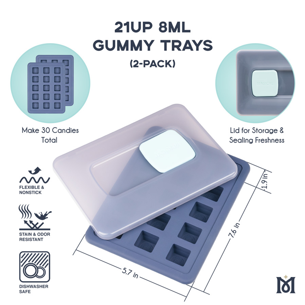 Load image into Gallery viewer, Magical Butter 21UP 8ml Gummy Tray - 2 Pack